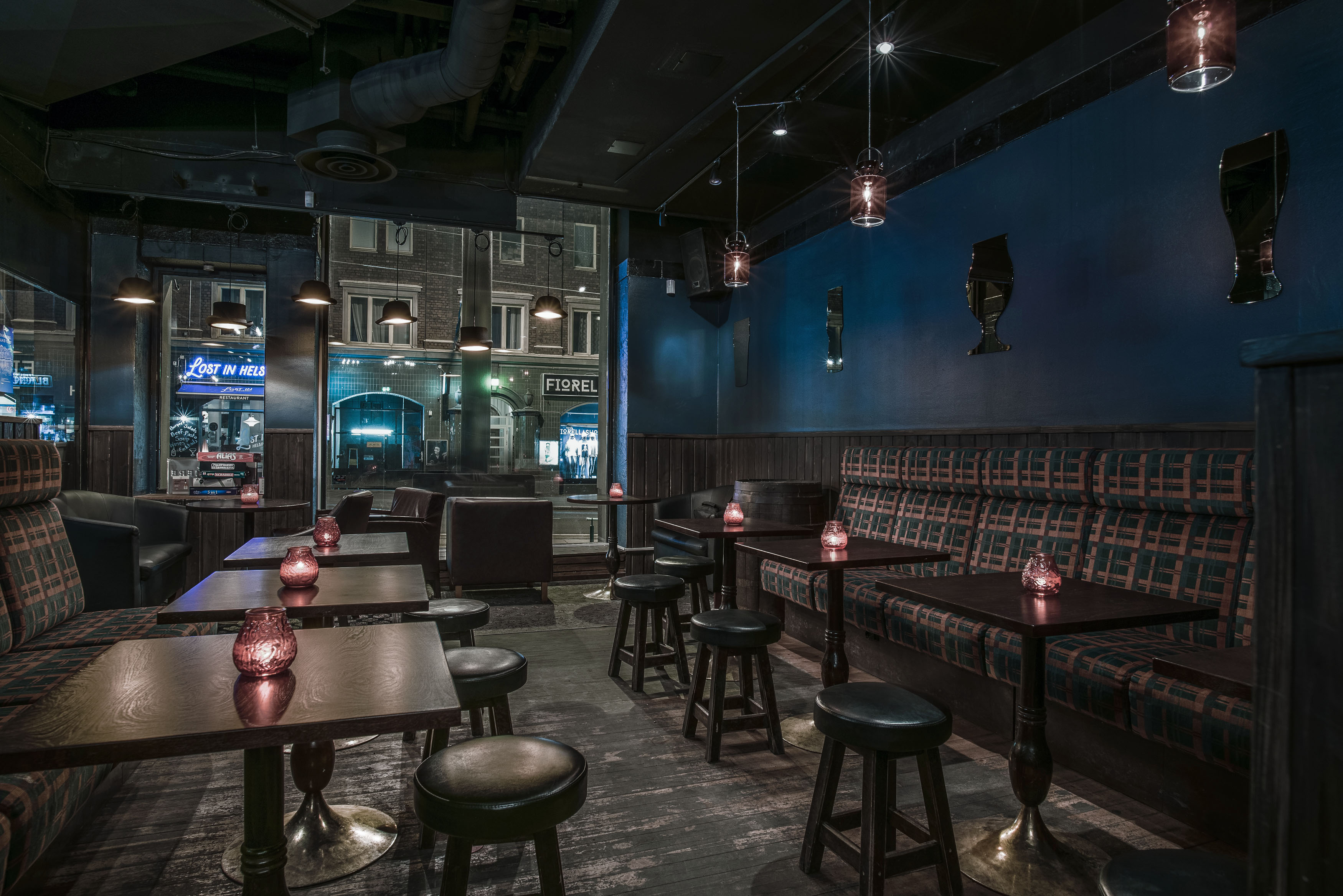 Black Door bar restaurant overview